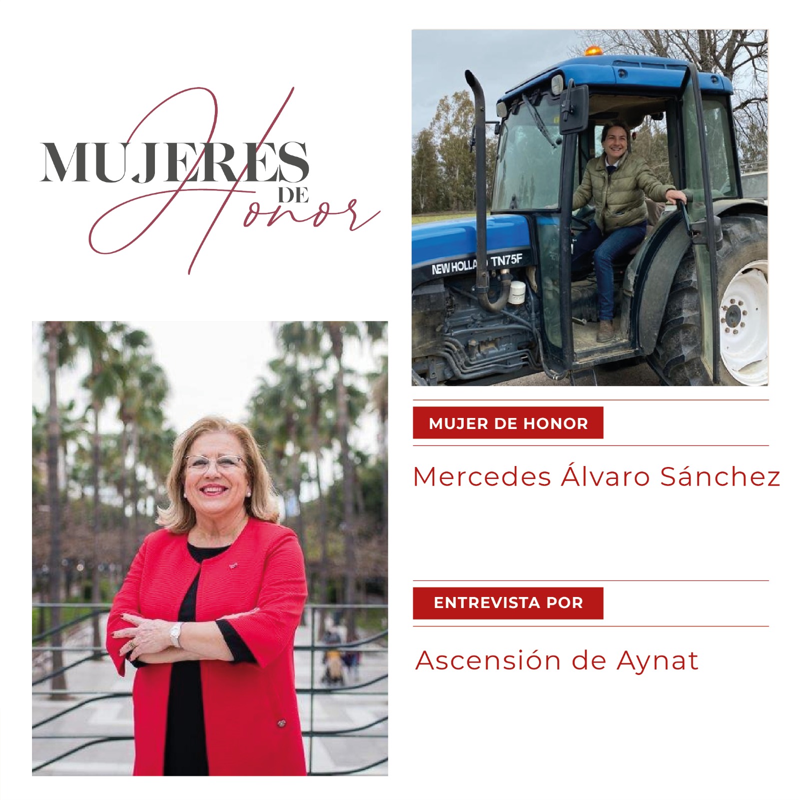 Mujeres de Honor Mercedes Alvaro